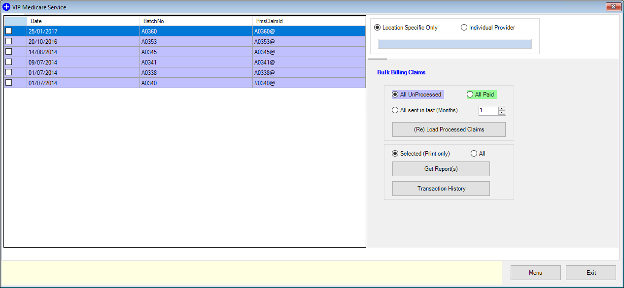 IMC Claims for Medicare Web Services